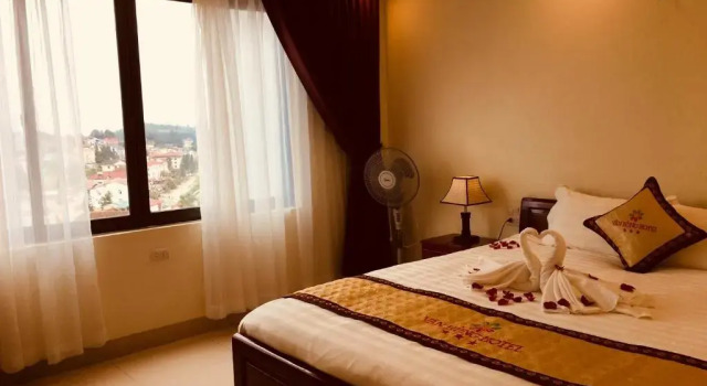 Двухместный номер Deluxe с видом на озеро Sapa Van Hung Hotel
