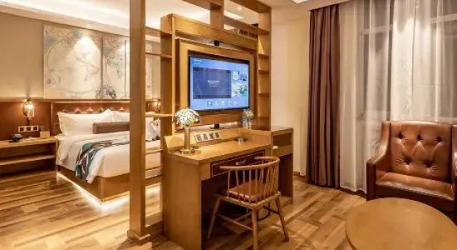 Двухместный люкс Business James Joyce Coffetel (Culture Center Metro Station, Youyi Road)