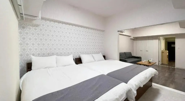 Spacious 1BR Apt For 6 Ppl Great Location with room wifi, Rezerwuj Hotel Hiroszima Chugoku