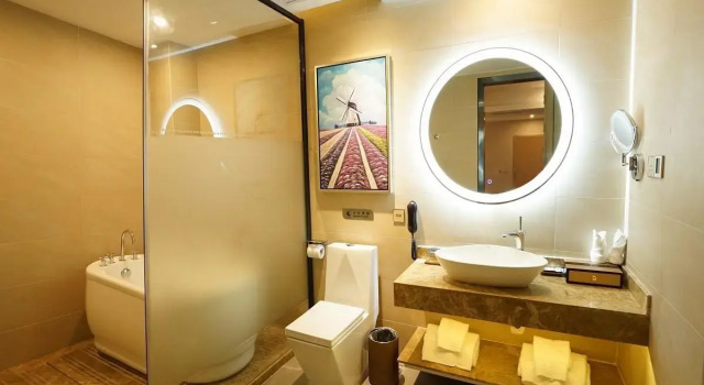 Двухместный люкс Deluxe с видом на улицу Lavande Hotel Qingyuan Flying Lake