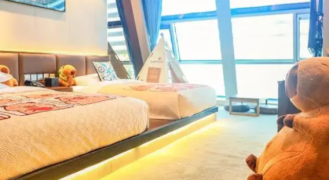 Семейный люкс Дуплекс Zhonghang Xiangtong Yacht Club Hotel