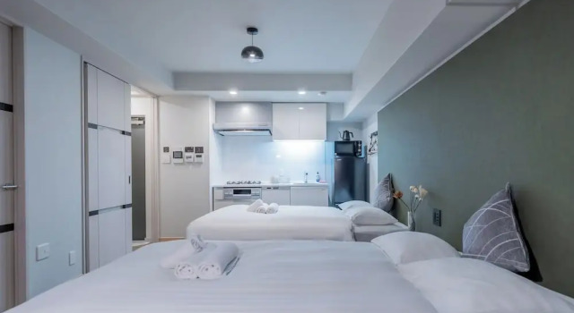 Четырёхместный номер Standard Apartment Hotel 11 Shinsaibashi