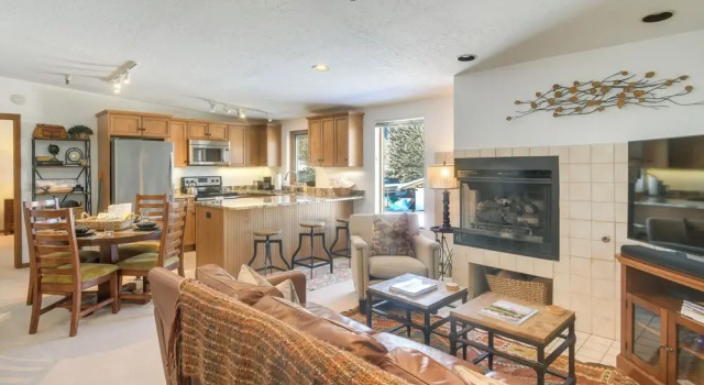 Mtn-view Balcony! Walkable Ketchum Condo