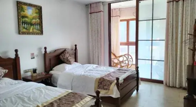 Кровать в общем номере (женский номер) Yibin Changning Southern Sichuan Bamboo Sea Xiaoyaogu Grand Hotel
