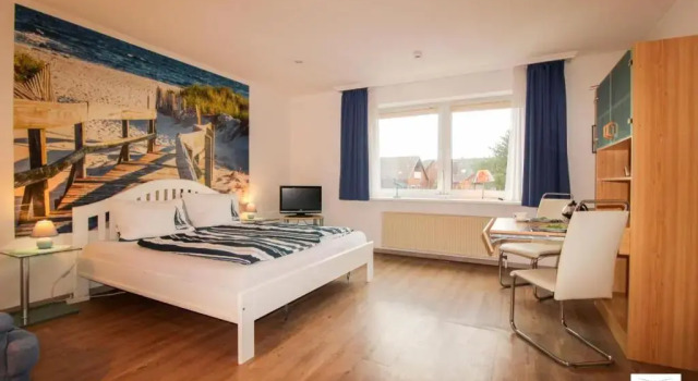 Апартаменты Haus Elbe Döse Wohnung 14