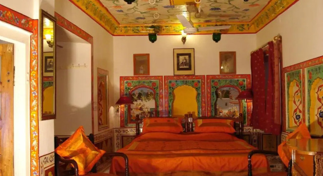 Двухместный номер Standard с видом на сад Haveli Braj Bhushanjee Heritage Hotel and Museum