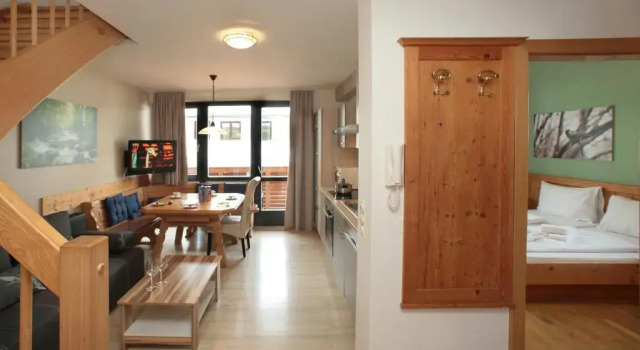 Апартаменты с 2 комнатами с балконом Wohlfühlappartements der Wildbachhof