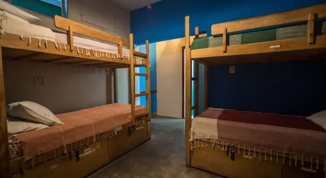 Кровать в общем номере Цокольный этаж Tupiniquim Hostel Rio de Janeiro