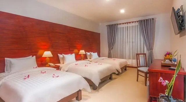 Двухместный номер Deluxe c 1 комнатой с видом на бассейн Green Amazon Residence