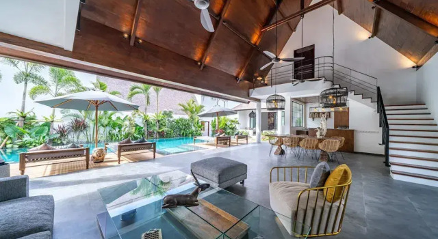 Splendid Private Villa, 4 BR, Canggu With Staff, Rezervovat Vila Chaty v Bali, Chalupa