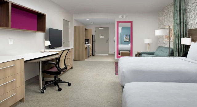 Четырёхместная студия Accessible Home2 Suites by Hilton Orlando Downtown, FL