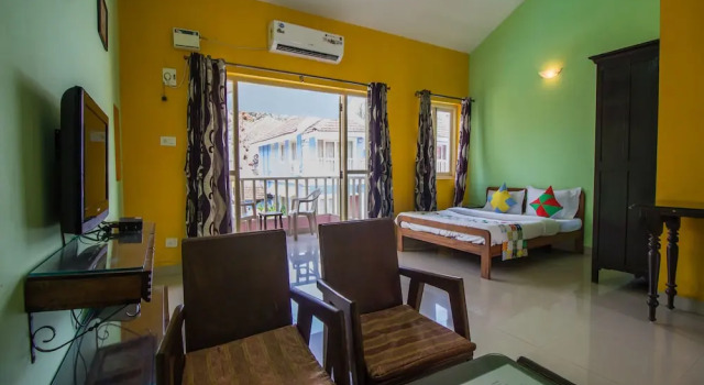 Номер Standard OYO 13345 Home Courtyard Chapora