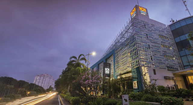 Кровать в общем номере 1O1 URBAN Jakarta Kelapa Gading