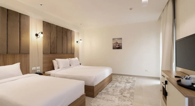 Семейный номер Standard с видом на бассейн Mazar Pyramids Hotel