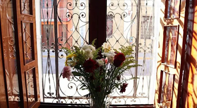 Кровать в общем номере Hotel & Hostal Boutique Casa Garza