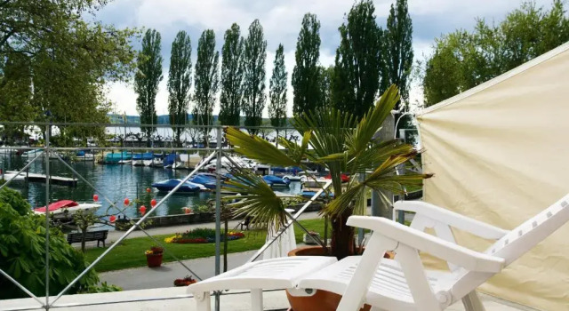 Двухместный номер Deluxe с балконом Hotel Seehof