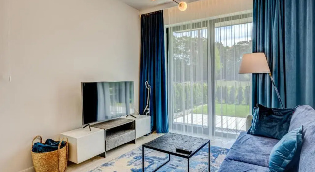 Apartament BlueSun z ogródkiem Rezydencja Niechorze 128, Забронировать Апартаменты/квартира Отели Rewal Coast с парковкой, Парковка