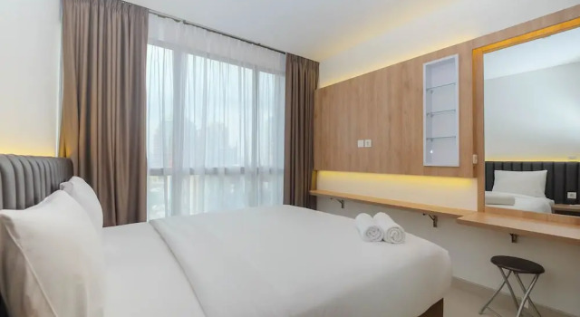 Номер Standard Minimalist and Homey 1BR at Ciputra World 2 Apartment