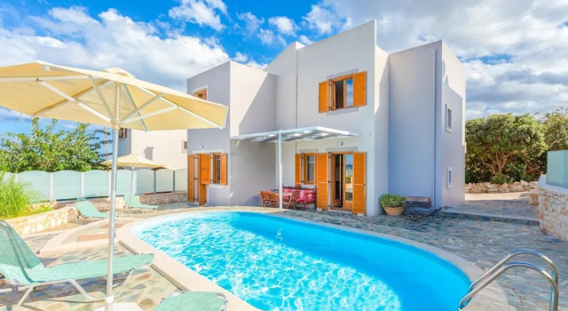 Вилла с балконом Villa Konstantina Large Private Pool Sea Views A C Wifi Eco-friendly - 2118