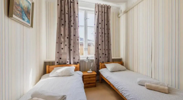Кровать в общем номере Kuressaare Central Hostel