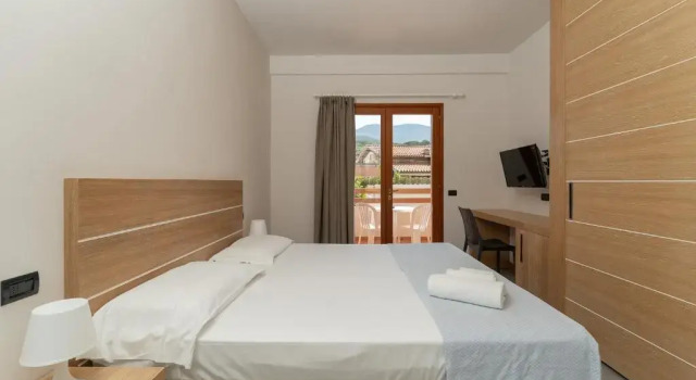 Standard Doppel Zimmer mit eingeschränktem Meerblick Hotel Delfino