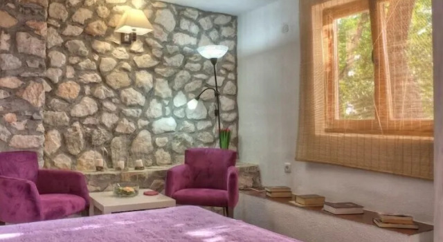 Семейная студия c 1 комнатой с видом на море Harmonia Bungalows & Pool