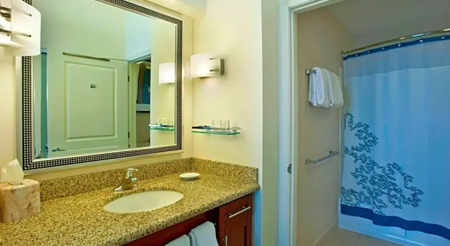 Двухместный люкс c 1 комнатой Residence Inn Baltimore Hunt Valley