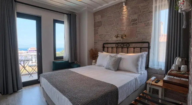 Двухместный номер Standard с видом на море Sukha Cunda Otel