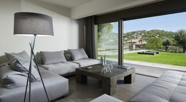 Люкс Luxury Цокольный этаж Elaia Luxury Suites Lagonisi