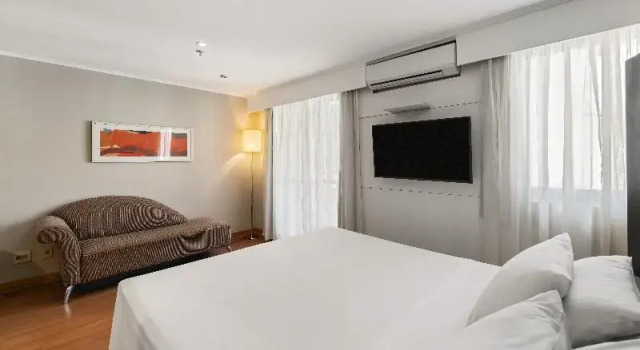 Одноместный номер Deluxe Slaviero Hotel São Paulo Ibirapuera