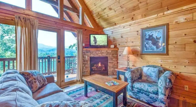Fireside View - Two Bedroom Cabin, Забронировать Отель Отели Гатлинберг 3 звезды, 3*