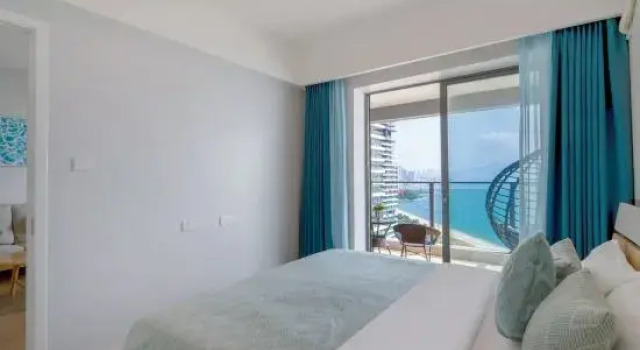 Семейный люкс с 2 комнатами с видом на море Hailanlan Holiday Hotel