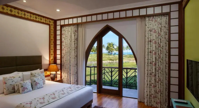 Семейная вилла с 2 комнатами с видом на океан Caravela Beach Resort