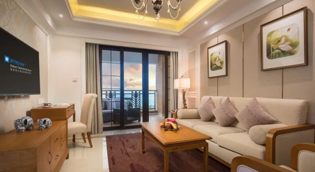 Люкс Deluxe с видом на океан Wyndham Hainan Clearwater Bay Resort