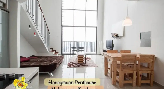 Апартаменты с 2 комнатами с балконом Sinar Rasa Homestay at I-Soho, I-City