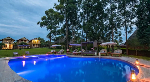 Двухместный номер Standard c 1 комнатой с красивым видом из окна Crater Safari Lodge
