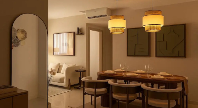 Семейные апартаменты с 3 комнатами с балконом и с видом на город Lumière Urban Residence View Landmark 81