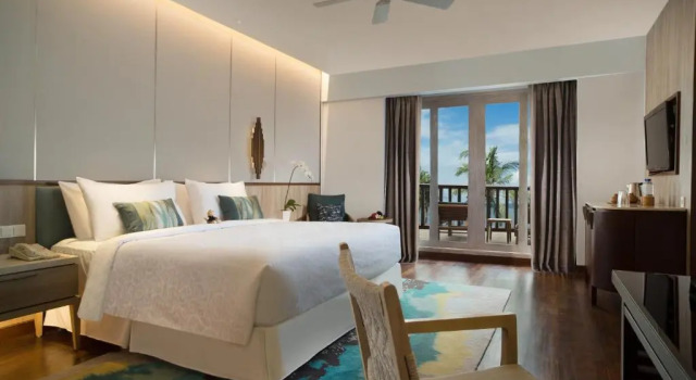 Двухместный люкс oceanfront Conrad Bali