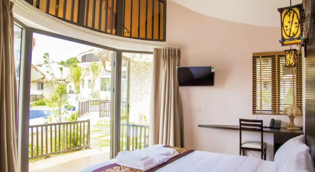 Vaniza Resort Phu Quoc, Rezervasyon Tatil Köyü Mekong Delta havuzlu oteller, Yüzme Havuzu