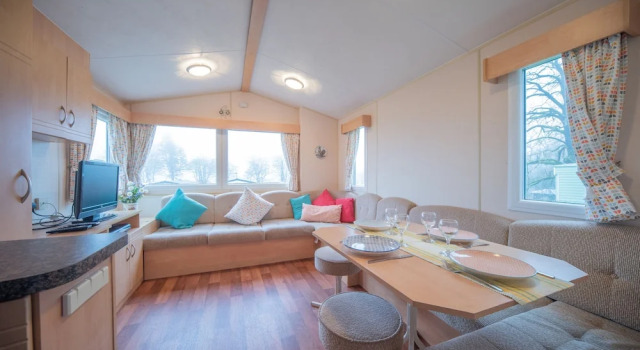 Family Caravan at Beautiful Three Lochs Park