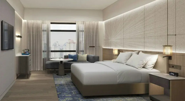 Двухместный семейный номер Standard с видом на город Petaling Jaya Marriott Hotel