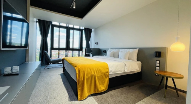 Habitación doble Estándar 1 dormitorio con vista a la ciudad WERK Hotel & SPA