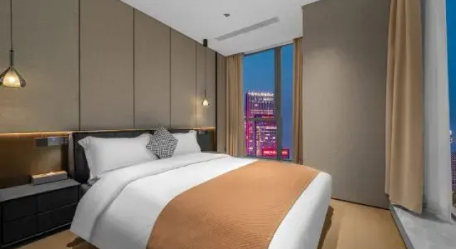 Двухместный люкс Kerry Guanyue Executive Hotel (Chongqing Guanyinqiao Pedestrian Street Branch)