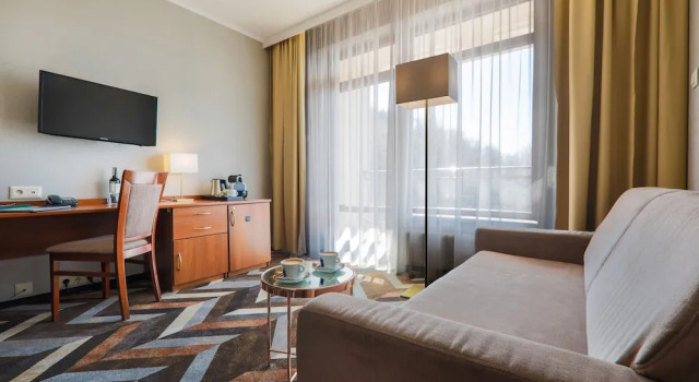 Двухместный номер Deluxe c 1 комнатой с балконом и с видом на горы Hotel Belweder