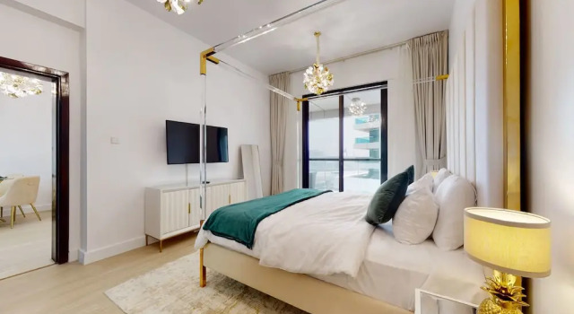 Апартаменты Deluxe с балконом GreenFuture - Elegant Apartment With Balcony Near The Walk JBR