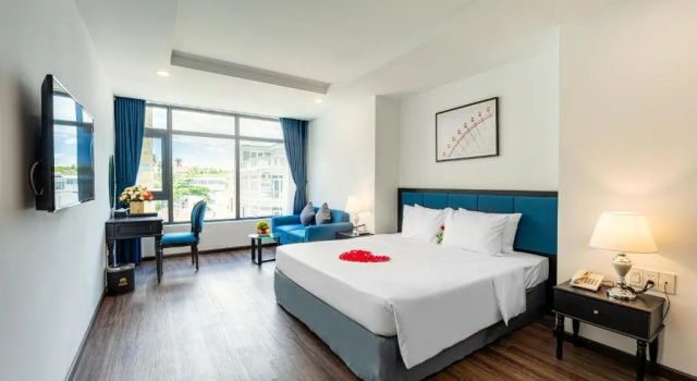 Двухместный номер Deluxe с балконом и с видом на море Paralia Hotel Nha Trang
