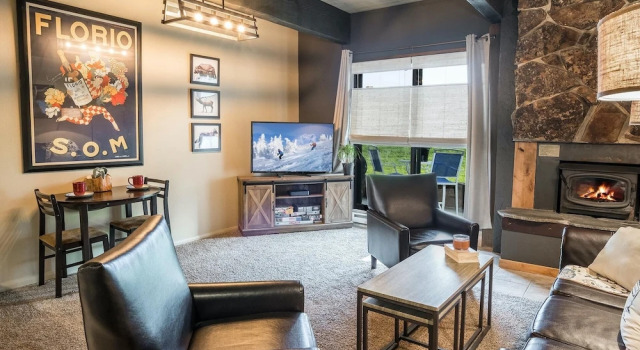 Ski-in ski-out Slope Side - Shuttle, Fireplace, Clubhouse & Wifi, Buchen Sie Ferienwohnung Steamboat Springs Colorado, in der Nähe von Skilift Thunderhead Express