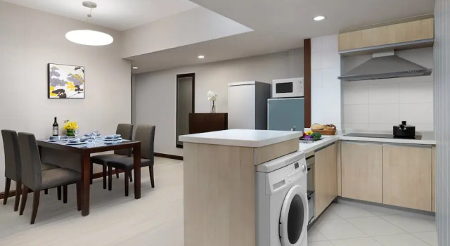 Номер Deluxe с 2 комнатами с балконом Springdale Serviced Residence Guangzhou