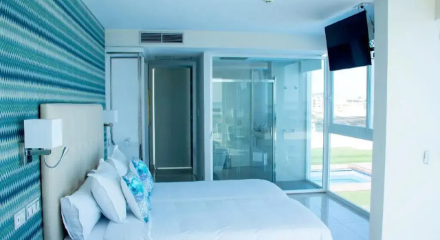 Люкс Deluxe с видом на море Hotel Boutique TAO Caleta Mar