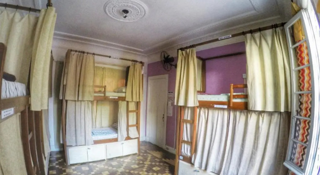 Кровать в общем номере Red Monkey Hostel Barra Funda